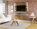 AMBIENTE PAINEL ATLANTIS, JADE CENTRO E LATERAL - PINHO COM OFF WHITE